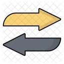 Two Way Arrow Icon Icon