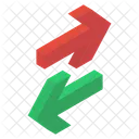 Directional Arrows Navigation Move Up Icon