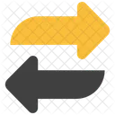 Two Way Arrows Arrow Direction Icon