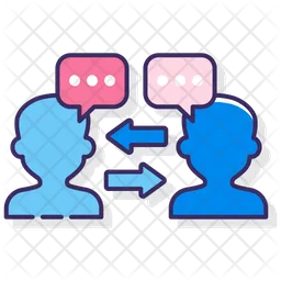 Two Way Communication  Icon