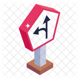 Two Way Direction  Icon