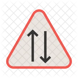 Two way lane  Icon