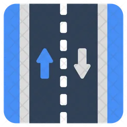 Two Way Road  Icon