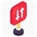Two Way Roadboard  Icon