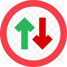 Two Way Traffic  Icon