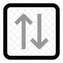 Two Ways Arrow Sign Icon