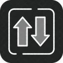 Two Ways Siign Sign Direction Icon