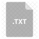Txt File Format Icon