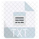 Txt File Extension File Format Icon