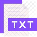 Txt Format Type Icon