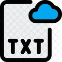 Txt Cloud File Cloud File File Icon