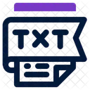 Txt File Note Document Icon