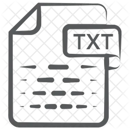 Txt File  Icon
