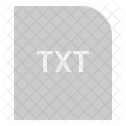 Txt File  Icon