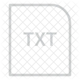 Txt File  Icon