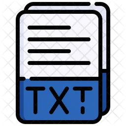 Txt File  Icon