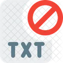 Txt File Banned  Icône