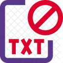 Txt File Banned  Icon