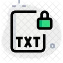 Txt File Lock  Icon