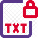 Txt File Lock Txt Lock File Lock Icon
