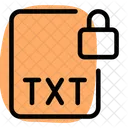 Txt File Lock Txt Lock File Lock Icon
