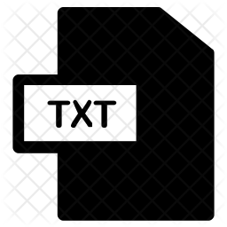 Txt format Icon