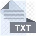 Txt Gile Txt File Format Icon