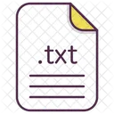Txt Text File Icon