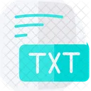 Txt Texto Simples Icone De Estilo Plano Icon