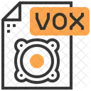 Typ Vox Datei Symbol