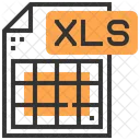 Typ Xls Datei Symbol