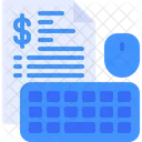 Type Financial Report  Icon