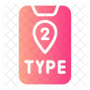 Type Two Blood Type Blood Icon