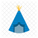 Zelt Tipi Camp Symbol