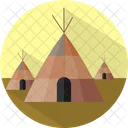 Tipi Gebaude Traditionell Symbol