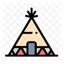 Tipi Natur Zelt Symbol