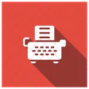 Typewrite Keyboard Text Icon