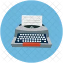 Typewriter Typing Tool Icon