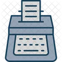Typewriter Writer Typing Icon