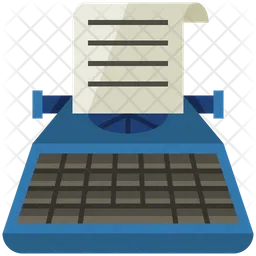 Typewriter  Icon