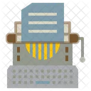 Typewriter Law Justice Icon
