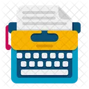 Typewriter Typing Writer Icon