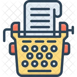 Typewriter  Icon