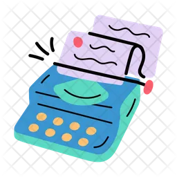 Typewriter  Icon