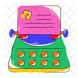 Typewriter  Icon