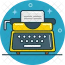 Typewriter Fax Hotel Icon