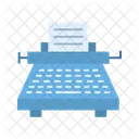 Typewriter Writing Content Icon
