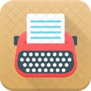 Typewriter Type Typing Icon