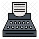 Typing Keyboard Paper Icon