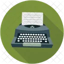 Typewriter Content Writer Icon